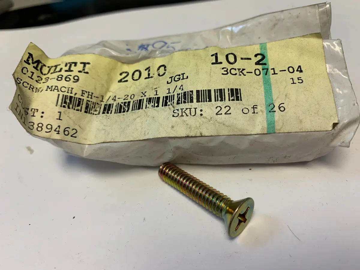 Arctic Cat Suspension Rail Screw 1