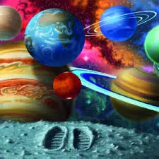 Stepping Into Space Floor Puzzle (24Pc) 1