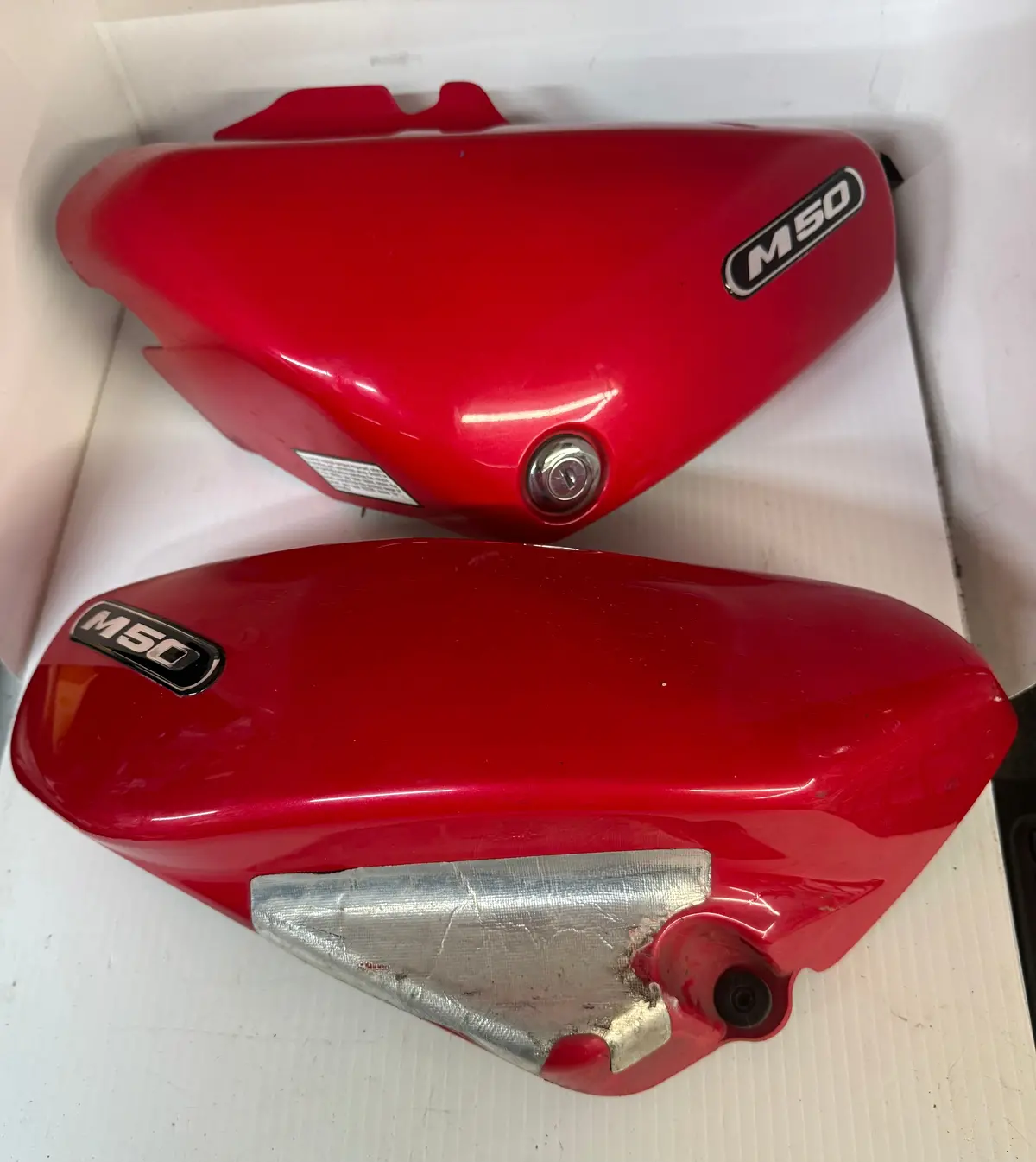 Suzuki Vz800 M50 Blvd Red Side Covers 1