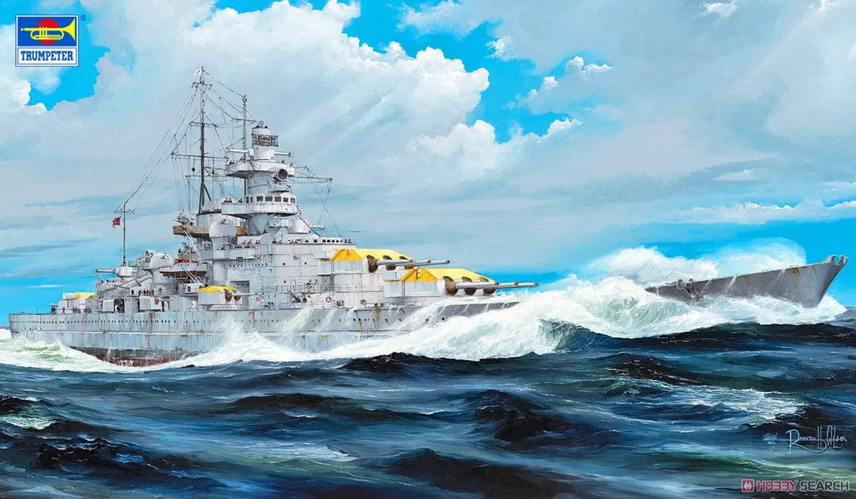 03714 Trumpeter German Gneisenau Battleship 1/200 Scale 1