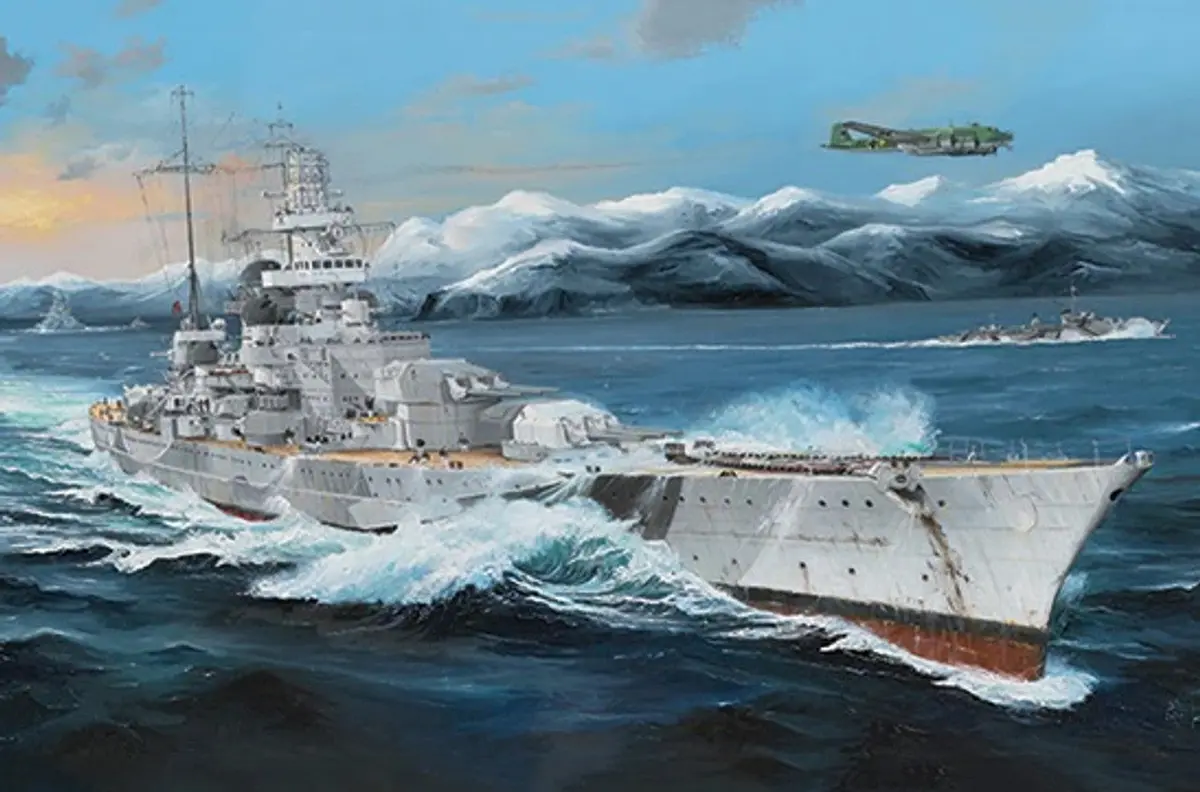 03715 Trumpeter 1/200 German Scharnhorst Battleship 1