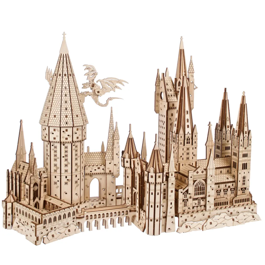 Ugears Hogwarts Castle - 340 Pieces 1