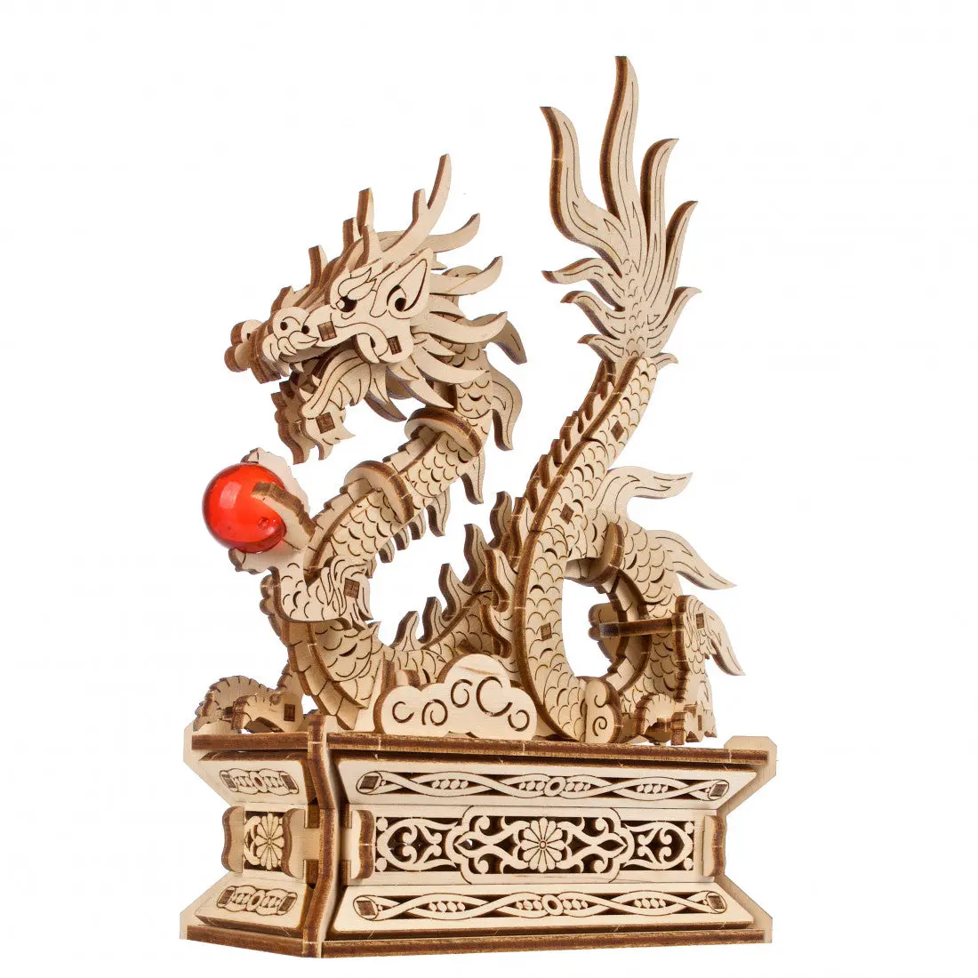 Ugears Wooden Dragon - 141 Pieces 1