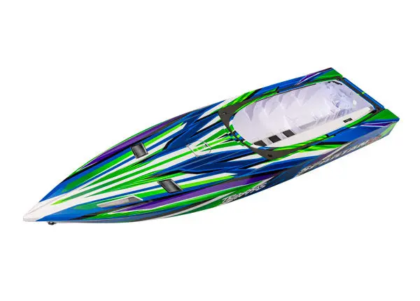 10315-Grn Traxxas Hull, Spartan Sr, Green Graphics (Fully Assembled) 1