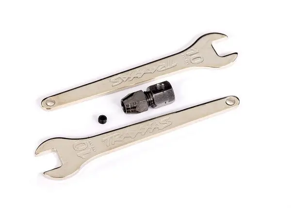 10361 Traxxas Motor Coupler, Collet Style (1)/ Wrench, 10Mm (2) 1