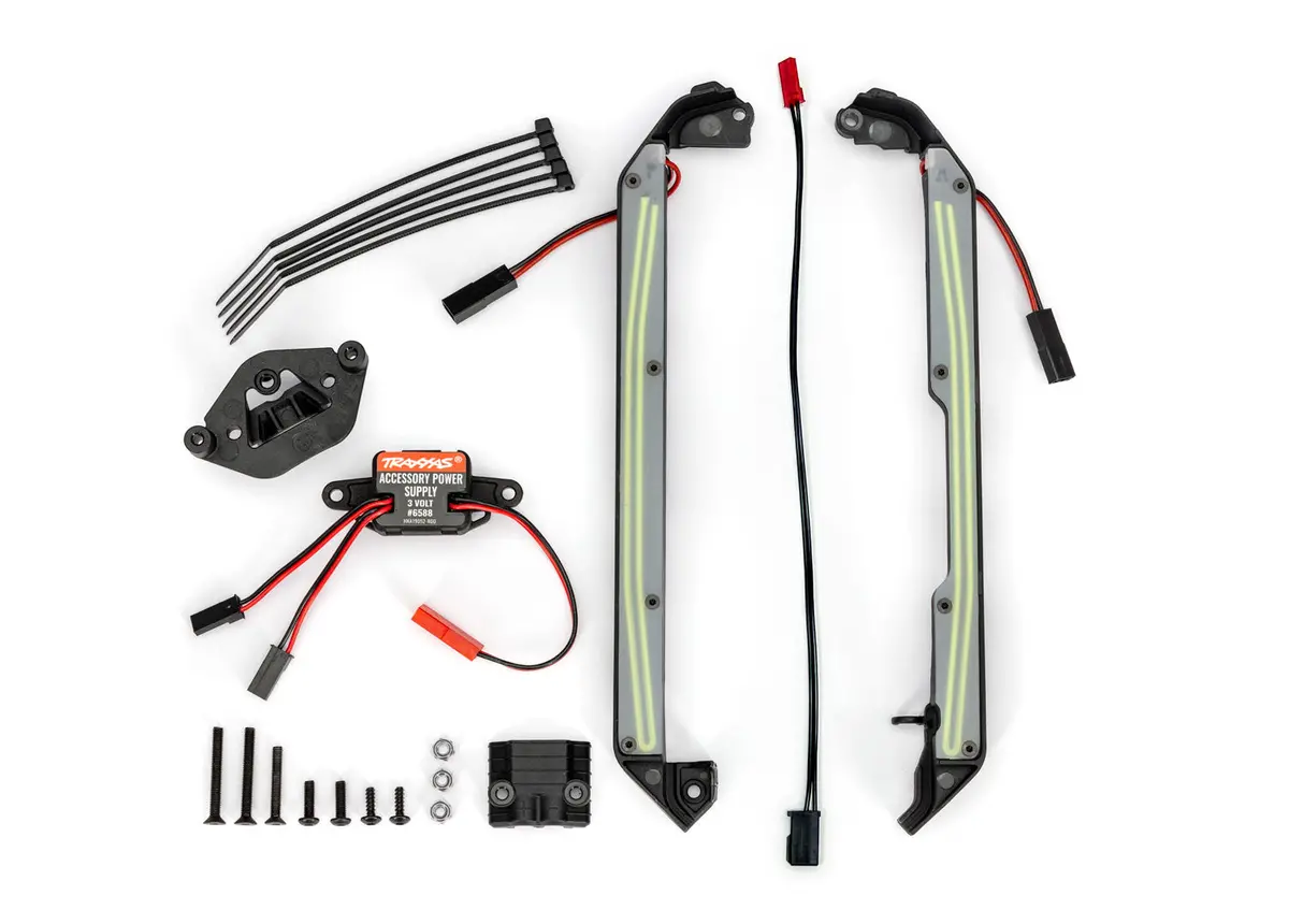 10590-Grn Traxxas Green Underbody Led Light Kit (4-Tec/Drift) 1