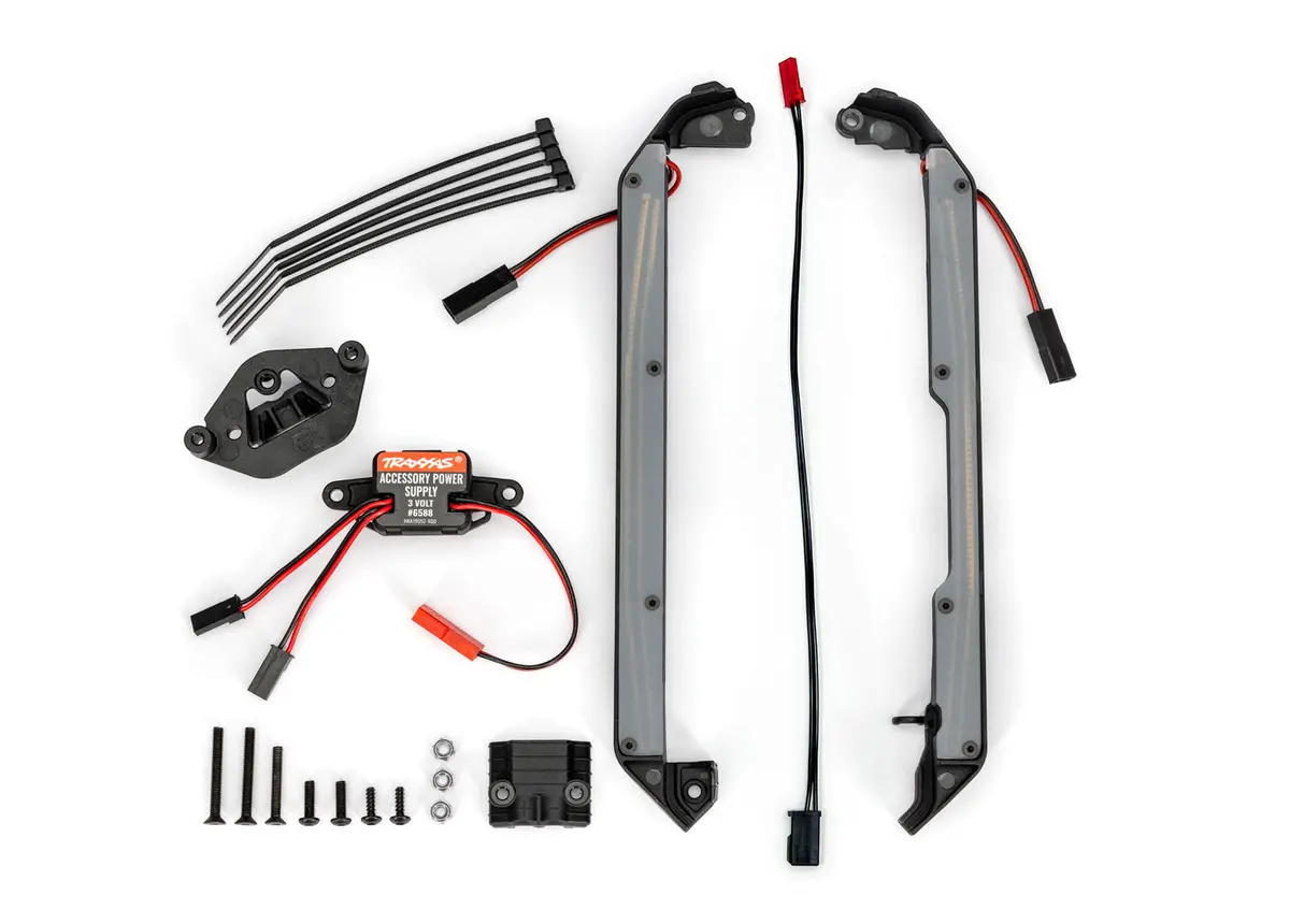 10590-Wht Traxxas White Underbody Led Light Kit (4-Tec/Drift) 1