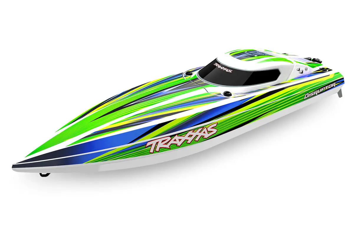 106064-4 Traxxas Disruptor High-Performance Boat, 4S Vxl - Green 1