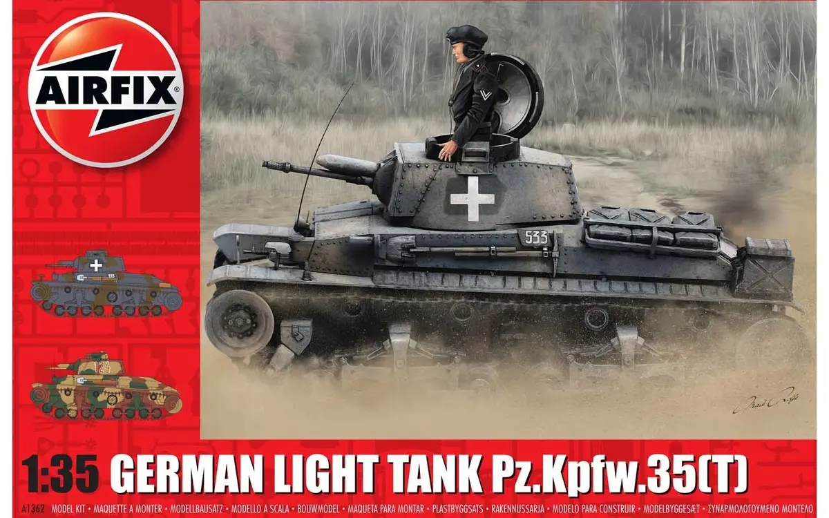 Air01362 German Light Tank Pz.Kpfw.35(T) (1/35) 1