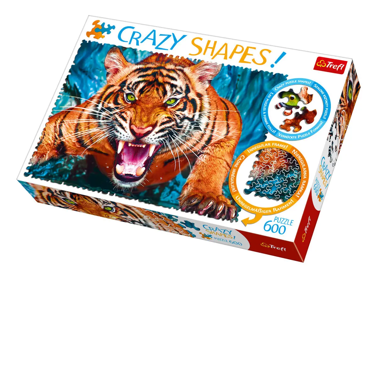 Facing A Tiger 600-Piece Puzzle 1