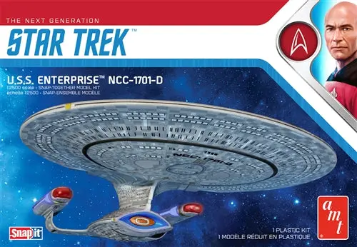 Amt1126 Star Trek Uss Enterprise-D Snap (1/2500) 1