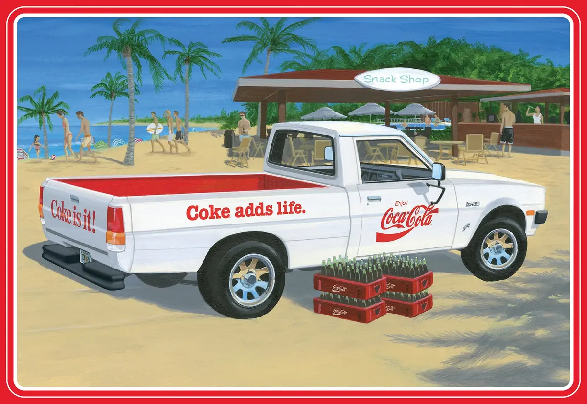 Amt1306 1982 Dodge Ram D-50 Pickup Coke (1/25) 1