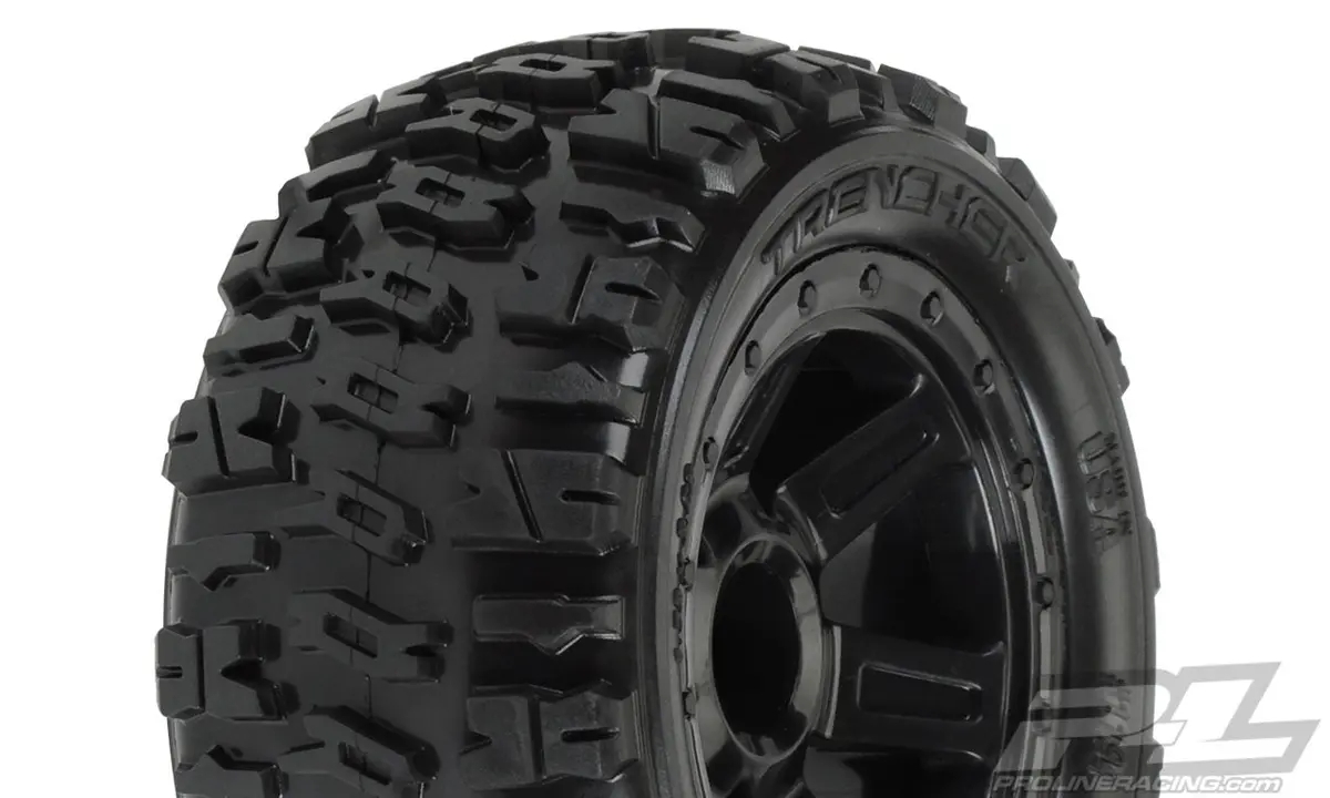 Pro119411 Trencher 2.2" M2 (Medium) All Terrain Tires Mounted(E-Revo 1/16) 1