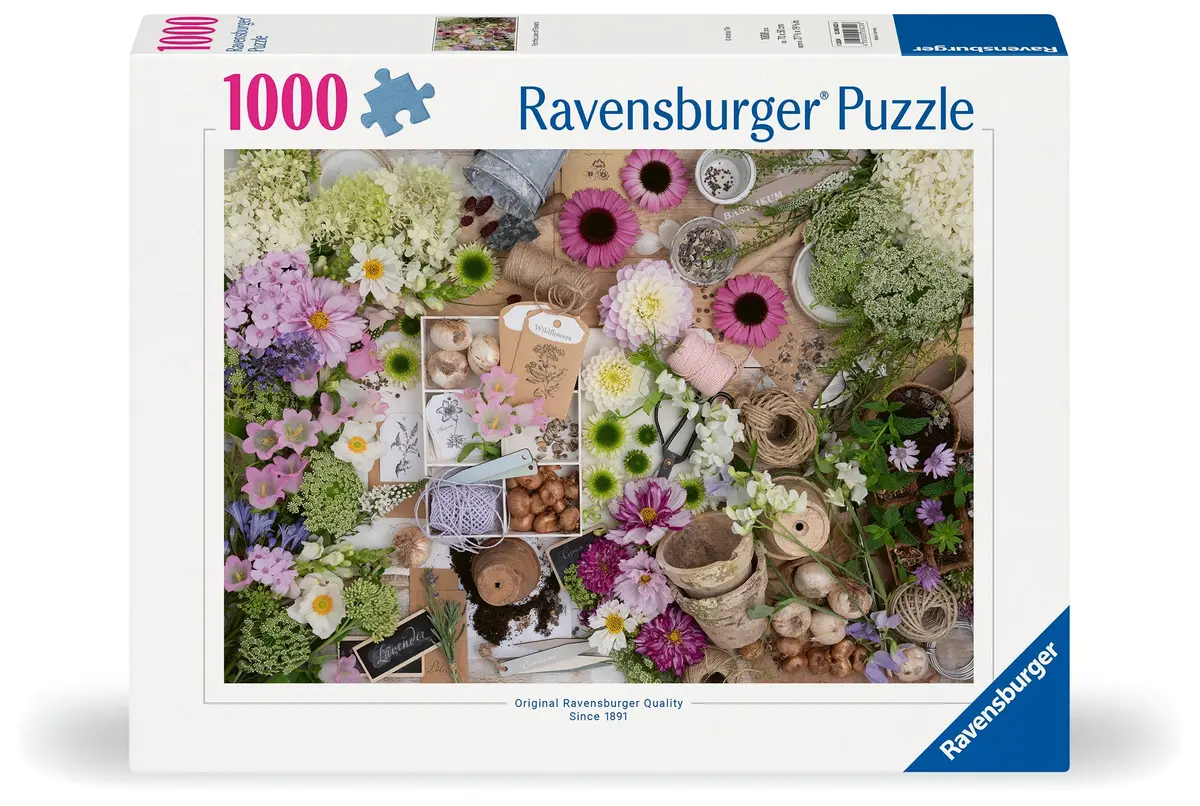 Colorful Floral Love 1000-Piece Puzzle 1