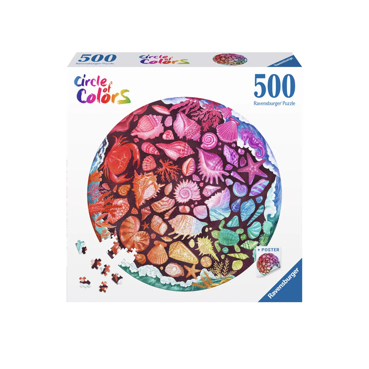 Circle Of Colors - Seashells 500-Piece Puzzle 1