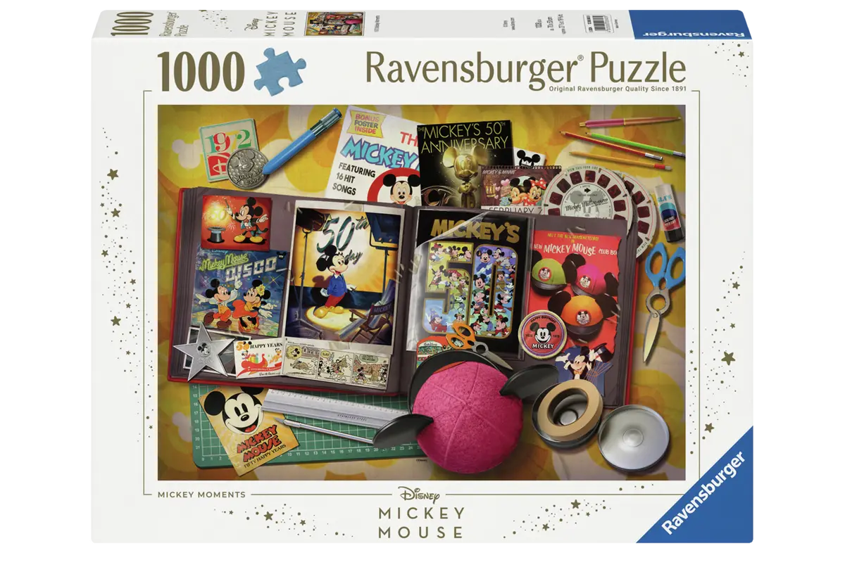 Mickey's Collector Edition (1970S) 1000-Piece Puzzle Damaged 1