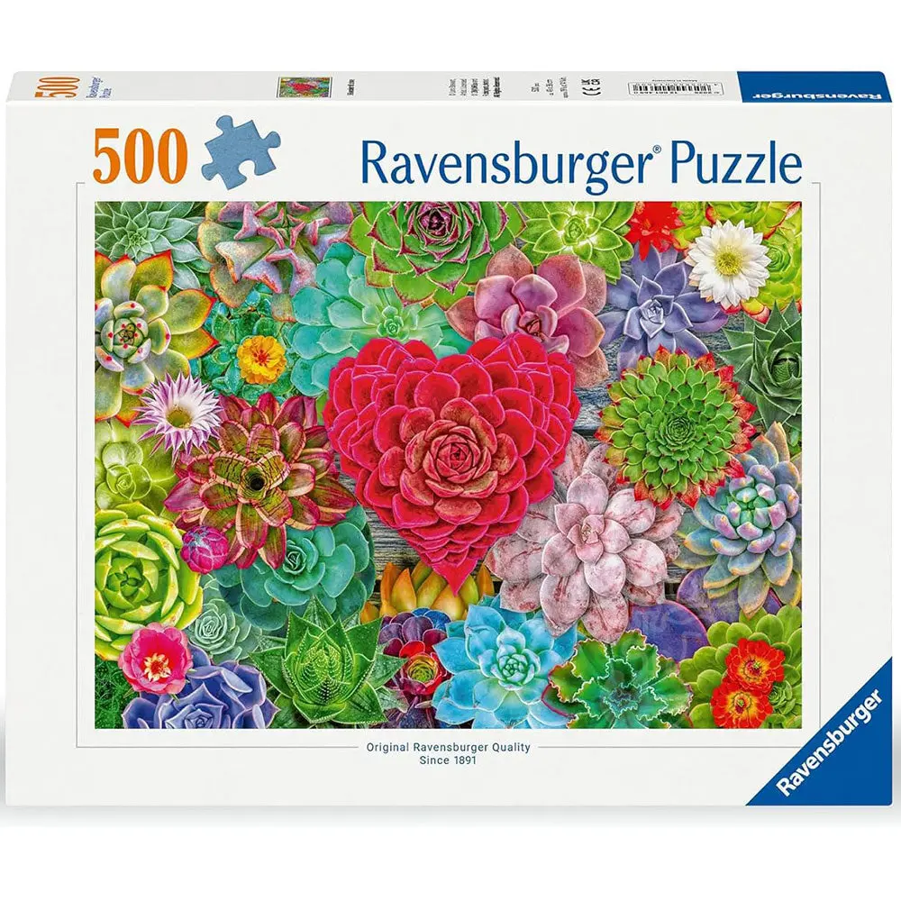 Succulent Love 500-Piece Puzzle 1