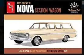 1:25 1963 Chevy Ii Nova Station Wagon (Curbside) 1
