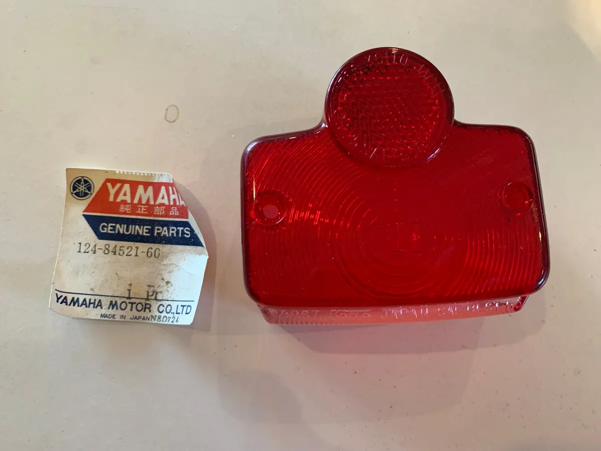 Vintage Yamaha Tail Light Lens 1