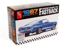 1:25 1967 Mustang Gt Fastback 1