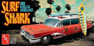 1:25 Surf Shark 1959 Cadillac Ambulance 1