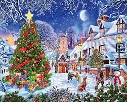 Village Christmas Tree (1000Pc) 1