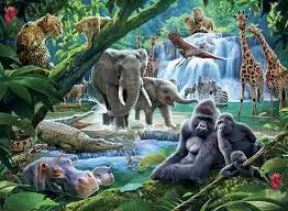 Jungle Animals (100Xxl Pc) 1