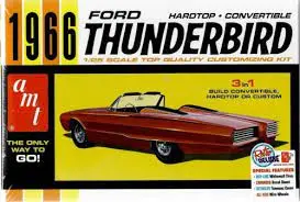 1:25 1966 Ford Thunderbird 3 In 1 1