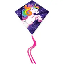 Magical Unicorn Diamond Kite 25" Wingspan 1