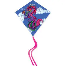 Asian Dragon Diamond Kite 25" Wingspan 1