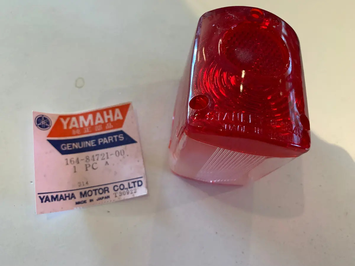 Yamaha Tail Light Lens Vintage 1
