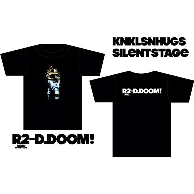 R2-D.Doom - Knuckles N' Hugs X Silent Stage Gallery Collab Shirt 1
