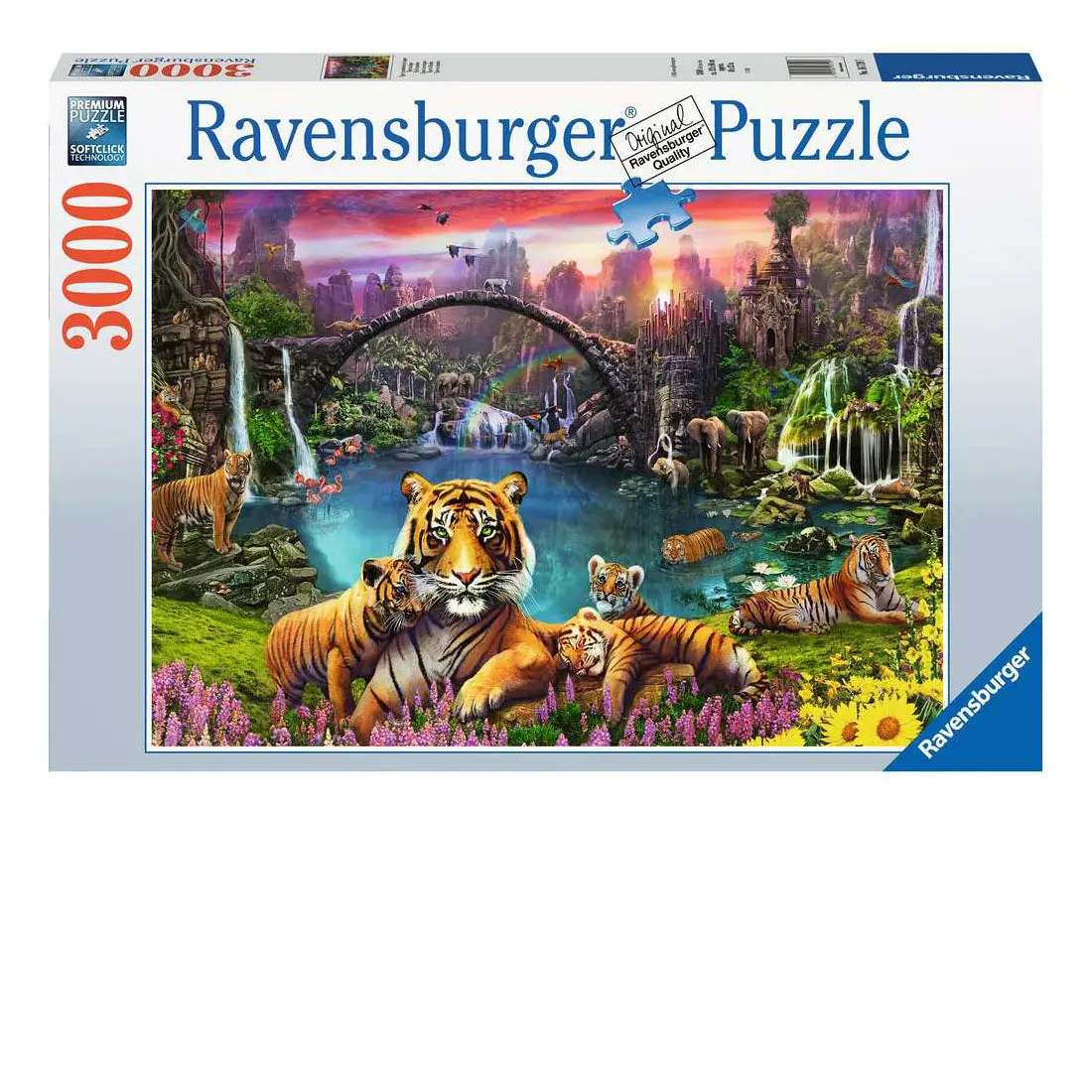 Tigers In Paradise 3000-Piece Puzzle 1
