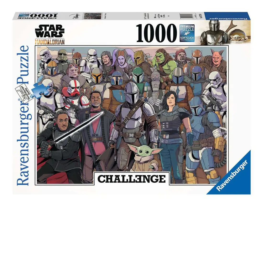 The Mandalorian Challenge 1000-Piece Puzzle Old 1