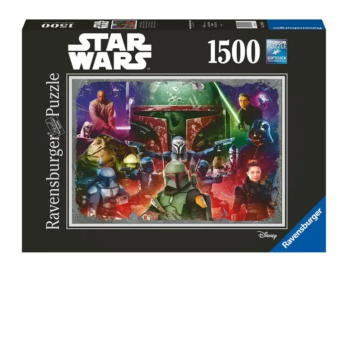 Star Wars Boba Fett 1500-Piece Puzzle Old 1