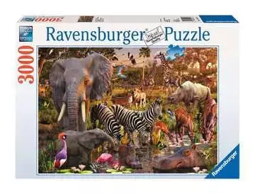 African Animal World 3000-Piece Puzzle 1