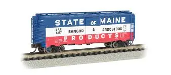 Aar 40' Steel Box Car Bangor & Aroostook 1