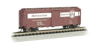 40' Steel Box Car Pennsylvania #92419 Merchandise Service 1