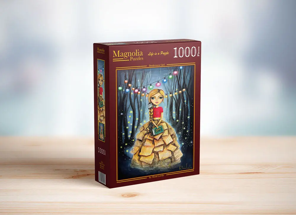 Bookworm Girl – Romi Lerda 1000-Piece Puzzle 1