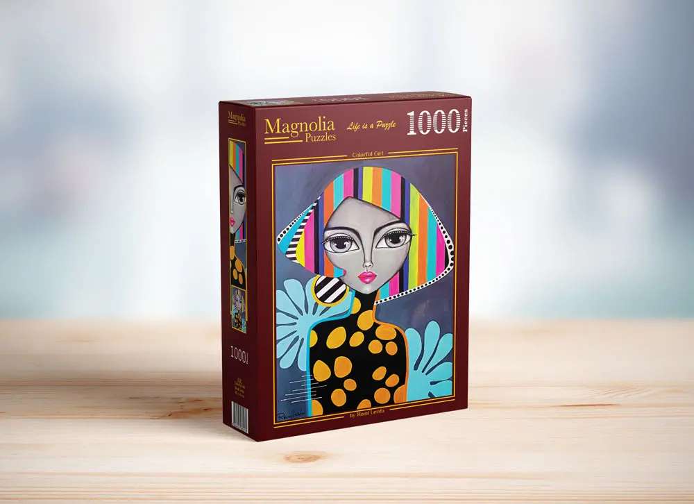 Colorful Girl – Romi Lerda 1000-Piece Puzzle 1