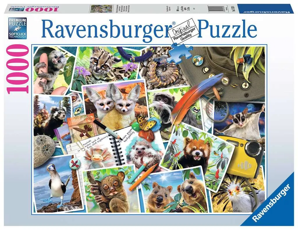 Traveler's Animal Journal 1000-Piece Puzzle 1