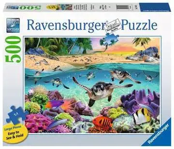 Race Of The Baby Sea Turtles 500-Piece Puzzle 1