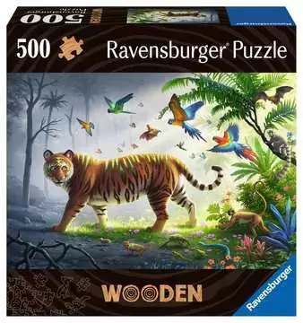 Wooden Tiger 500-Piece Puzzle 1