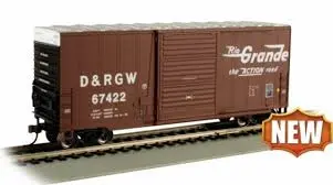 Hi-Cube Box Car Rio Grande #67422 Brown 1