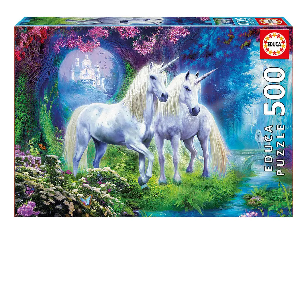 Forest Unicorns 500-Piece Puzzle 1