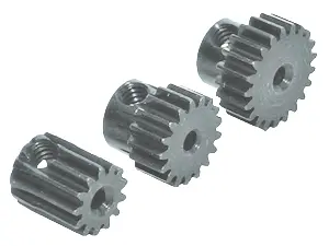 1816 Hard Blackened Steel Mini Pinion 2Mm, .5 Mod 16T 1