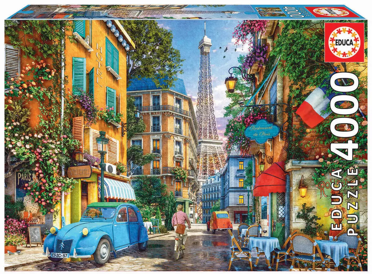 The Old Street Of Paris 4000-Piece Puzzle 1