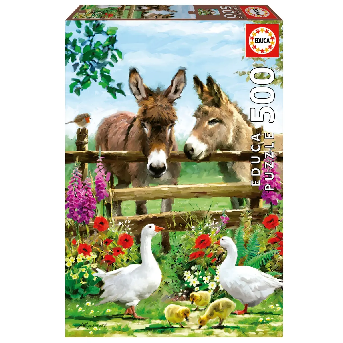 Donkeys 500-Piece Puzzle 1