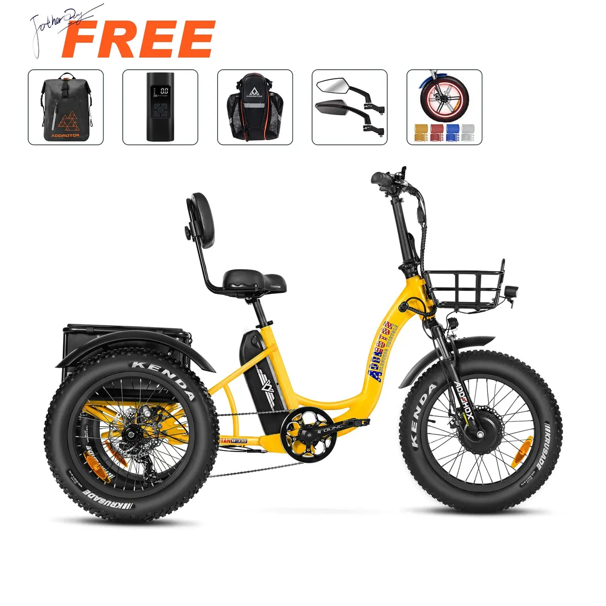 Triketan M-330 Electric Tricycle | $262 Free Gifts 1