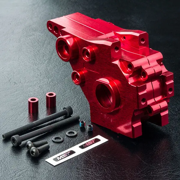210604R Rmx 2.0 Alum. Rear Gearbox (Red) 1